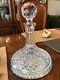 Waterford Lismore Cut Crystal Ships Decanter Appx 10. 1/4 Tall Stunning