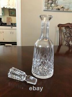 Waterford Lismore Signed Cut Crystal Whisky Or Wine Decanter