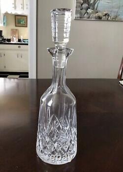 Waterford Lismore Signed Cut Crystal Whisky Or Wine Decanter