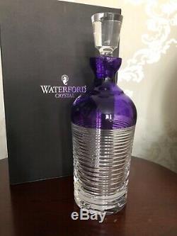 Waterford MIXOLOGY Decanter Circon amethyst purple decanter