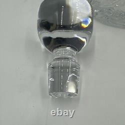 Waterford Seahorse Nouveau Decanter & Stopper Elegant Crystal Barware