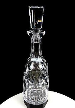 Waterford Signed Cut Crystal Ashling Pattern 13 Decanter With Stopper 1968-2017