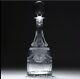 William Yeoward Pearl Pattern Crystal Decanter Cut & Engraved
