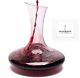 Wine Decanter Best Red Wine Carafe / Aerator, Stylish Glass Cut, Wide Base