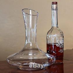 Wine Decanter Best Red Wine Carafe / Aerator, Stylish Glass Cut, Wide Base