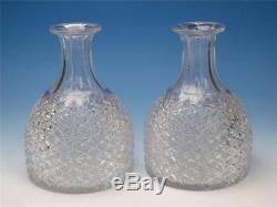 Wonderful Pair of Vintage Russian Cut Glass Decanters